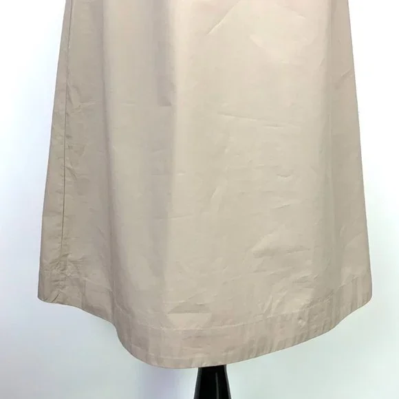 Guglielminotti Archivio '67 Italy Designer Red & Tan Cotton A-Line Dress Sz 6 - Picture 13 of 16